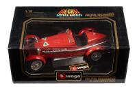 ALFA ROMEO 8C: A 1:18 scale Alfa Romeo 8c 2300 Monza (1931) by Bburago, boxed.