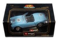 LANCIA AURELIA: A 1:18 scale Lancia Aurelia B24 Spider (1955) in light blue (cod.3010), boxed.