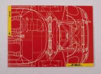 FERRARI F50: A colour 1995 Ferrari F50 sales brochure (968/95 - 2M-4-95), carded covers housing 36 pages