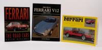 FERRARI: Three books softcover books relating to Ferrari