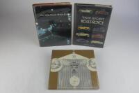 ROLLS-ROYCE: Three quality hardcover books detailing Rolls-Royce motor cars.