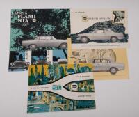 LANCIA FLAMINIA: A group of four sales brochures featuring the Lancia Flaminia&nbsp;model