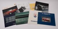 MASERATI: A group of assorted Maserati literature