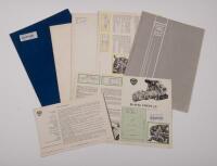 LANCIA FULVIA: A group of six sales brochures related to the Lancia Flavia model