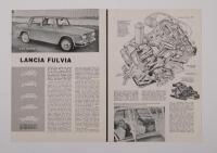 LANCIA FULVIA: A group of seven sales brochures related to the Lancia Fulvia model - 2