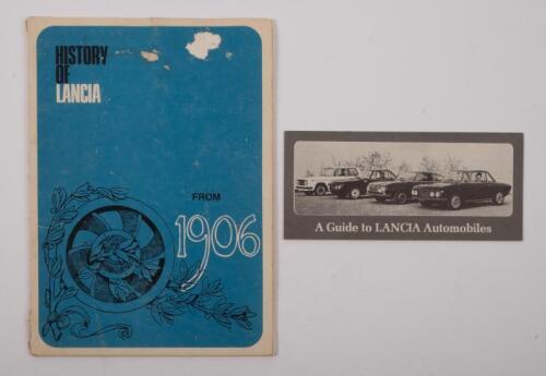LANCIA: Two publications related to Lancia