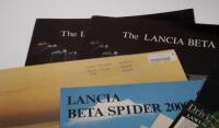 LANCIA BETA: A group of assorted sales brochures relating to the Lancia Beta/Beta Spider/Beta Zagato models - 2