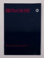 LANCIA BETA: A group of assorted sales brochures relating to the Lancia Beta/Beta Spider/Beta Zagato models - 8