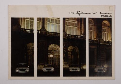 LANCIA FLAVIA: A 1966 sales brochure booklet featuring the Lancia Flavia model, in English