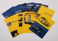 LANCIA BETA HPE: A group of sales brochures featuring the Lancia Beta HPE model, also includes a small jigsaw puzzle depicting same model - 3