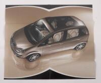 LANCIA MUSA: A glossy fold out, small format brochure featuring the Lancia Musa, comes with special covering envelope - 2