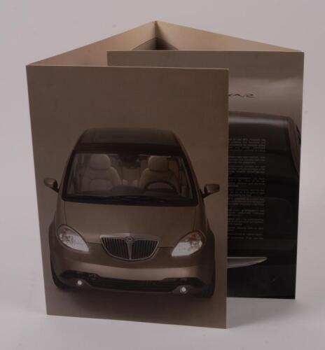 LANCIA FIORAVANTI: A hard stock, four page fold out brochure featuring the Lance Fioravanti model