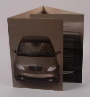 LANCIA FIORAVANTI: A hard stock, four page fold out brochure featuring the Lance Fioravanti model