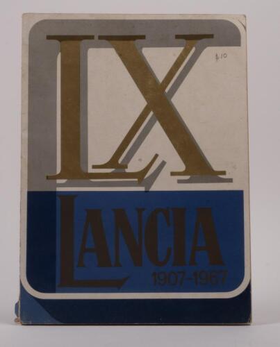 LANCIA: A copy of the Autumn 1967 edition of 'LX Lancia 1907-1967', softcover book, in Italian text