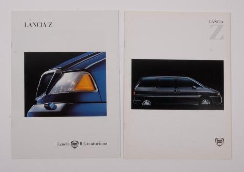 LANCIA ZETA: Two sales brochures featuring the Lancia Zeta model