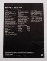 LANCIA MONTECARLO: A four page poster style fold out brochure featuring the Lancia Montecarlo model - 2