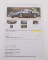 DINO 246 GT: A original November 1970 Ferrari Dino 246 GT Spare Parts Catalogue&nbsp;valid to car/chassis no. 01118. Print number 45/70 Printed in Italy. Italian, French & English Text. - 2