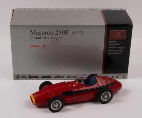 MASERATI: A 1:18 scale CMC 1957 Maserati 250F Grand Prix Sieger model