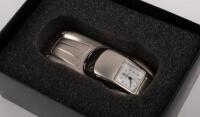 MEMORABILIA: Two items of Ferrari related memorabilia including Ferrari 250 GTO with Landmark Quartz movement clock in rear window, along with pair of gauge cluster cufflinks by Ipa Nima. Both items boxed. - 3