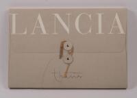 LANCIA THESIS: A rare copy of&nbsp; 'Thesis', hardcover cloth covered book, presented in special cardboard enclosed fold up cover, published in 2002 by Lancia Marketing
