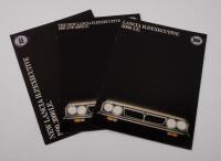 LANCIA H.P. EXECUTIVE: A group of three sales brochures featuring the Lancia H.P. Executive model