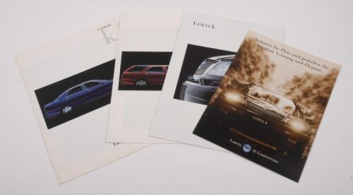 LANCIA KAPPA: A group of four sales brochures related to the Lancia Kappa model