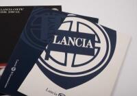 LANCIA: A group of assorted Lancia promotional material, includes such items as sales brochures for the 1500, 1600 I.E, 1300, 2000 I.E, Ypsilon, Beta HPE, Lybra and also a model range booklet in German - 2