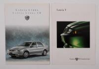 LANCIA: A group of assorted Lancia promotional material, includes such items as sales brochures for the 1500, 1600 I.E, 1300, 2000 I.E, Ypsilon, Beta HPE, Lybra and also a model range booklet in German - 7