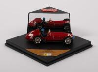 FERRARI 375 ASCARI: A Ferrari 375 Grand Prix car, the number 2 race car as driven to victory by Alberto Ascari in the 1951 Italian Grand Prix, 1:43rd scale, manufactured by Quartzo models, product number q4117