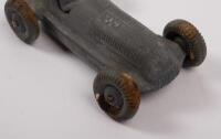 ALFA ROMEO DINKY: An Alfa Romeo grand prix racer, number 232 Dinky toy, has been repainted, made in England, also another period correct grand prix racer - 3