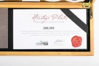 Six digit Victorian heritage enameled plates '200-203', sold with rights to display [Location: Cheltenham, VIC] - 3