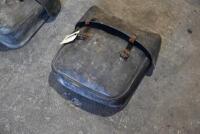 SADDLE BAGS: A pair of military-style saddle bags, possibly Harley-Davidson WLA [Location: Sydney] - 2