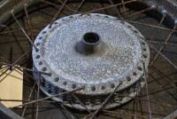 WHEEL: A front wheel, believed Norton, 36-spoke complete with Metzler 3.25-19-inch tyre [Location: Sydney] - 6