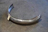 MUDGUARDS: A pair 'Panama Hat' chrome-plated mudguards [Location: Sydney] - 3
