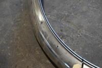MUDGUARDS: A pair 'Panama Hat' chrome-plated mudguards [Location: Sydney] - 4