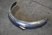 MUDGUARDS: A pair 'Panama Hat' chrome-plated mudguards [Location: Sydney] - 6