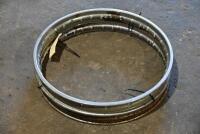 WHEELS: A pair of chrome-plated 19-inch 36-spoke rims [Location: Sydney] - 7