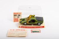 POLITOYS: A Politoys&nbsp;1:25 scale, S 592 Bertone Carabo Alfa Romeo model in original perspex presentation case