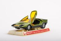 POLITOYS: A Politoys&nbsp;1:25 scale, S 592 Bertone Carabo Alfa Romeo model in original perspex presentation case - 2
