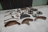 SIDECAR: A quantity of miscellaneous parts including wheels, guards, springs, brackets etc [Location: Sydney] - 7