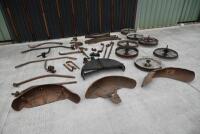SIDECAR: A quantity of miscellaneous parts including wheels, guards, springs, brackets etc [Location: Sydney] - 8