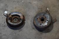 BSA: Front and rear brake assemblies, believed to be BSA M20 [Location: Sydney] - 4