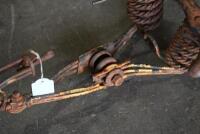 SEAT: Early seat frame in need of repair, 300mm long [Location: Sydney] - 5
