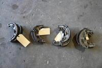 BRAKE SHOES: A group of 11 brake shoes, unknown make and model [Location: Sydney]