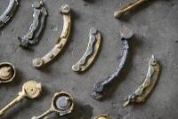 LEVERS: A group of reproduction levers and gear change quadrants [Location: Sydney] - 4