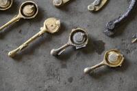 LEVERS: A group of reproduction levers and gear change quadrants [Location: Sydney] - 5