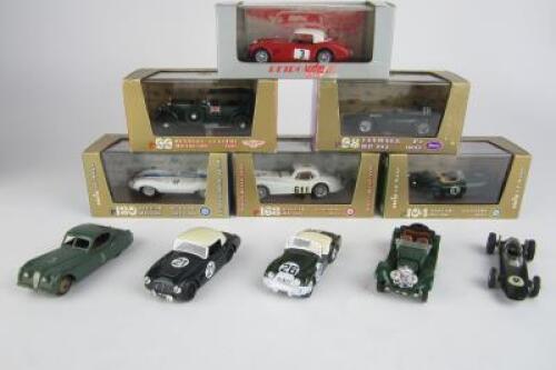 MODEL CARS: A group 1:43 scale model cars by various manufacturers.