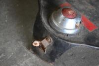 TAIL LIGHT: Tail light and number plate bracket of unknown make or model [Location: Sydney] - 4