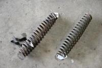 BSA: Two BSA M20 fork springs with 1 stand catch [Location: Sydney]