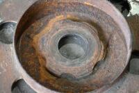 DOUGLAS: A rear sprocket, 59 tooth, modified for racing [Location: Sydney] - 3